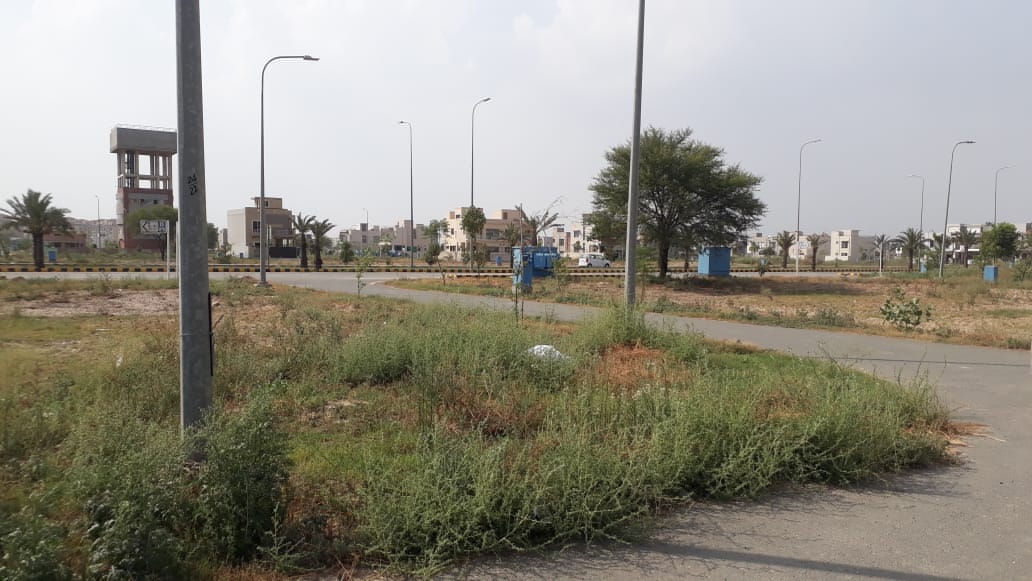 Corner 1 Kanal central location Plot Is Available For Sale In Dha 9 Prism  Plot #  E 833