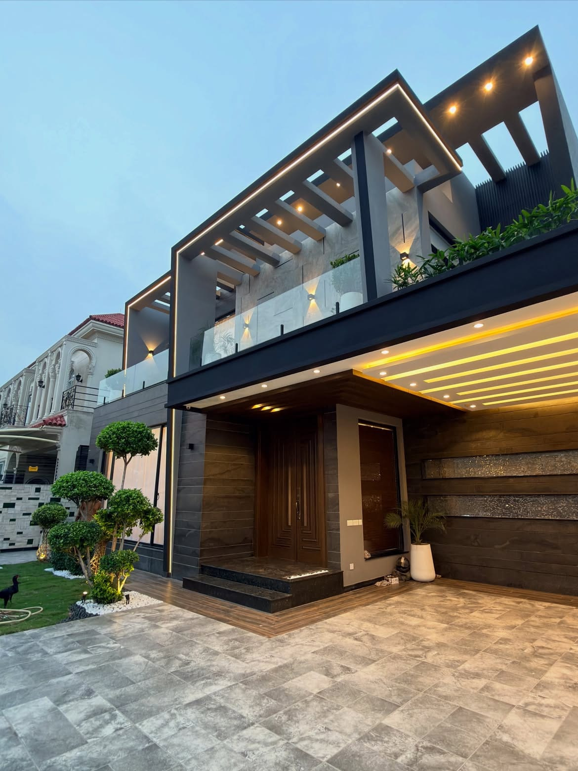 1 kanal brand new ultra Modern house for sale in dha phase 6 Lahore  Sector F